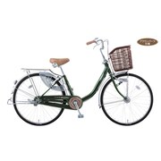シティサイクル アルミスターU 26型 変速なし フォレストグリーン DAU60L3 OG20