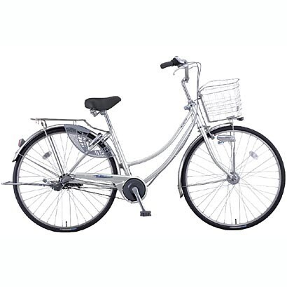シティサイクル シュガーWベルト 26型 内装3段変速 シルバー DSW63LB2 OS47