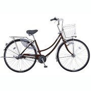 シティサイクル シュガーWベルト 26型 内装3段変速 メタダークブラウン DSW63LB2 OY60
