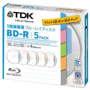 録画用BD-R 追記型 1-4倍速 片面1層 25GB 5枚 BRV25TB5A
