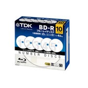 録画用BD-R 追記型 1-4倍速 片面1層 25GB 10枚 BRV25NB10A