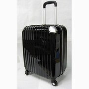 スーツケース ハード/ファスナー 51cm 40L PC-001 ブラック