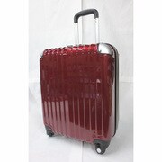 スーツケース ハード/ファスナー 51cm 40L PC-001 ワイン