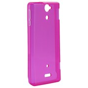 BSMPSOL21TPK [Xperia VL SOL21専用 ソフトケース 液晶保護フィルム付 ピンク]