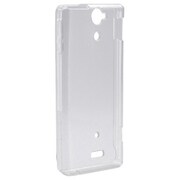 BSMPSOL21TLCR [Xperia VL SOL21専用 ソフトケース 液晶保護フィルム付 ラメクリア]