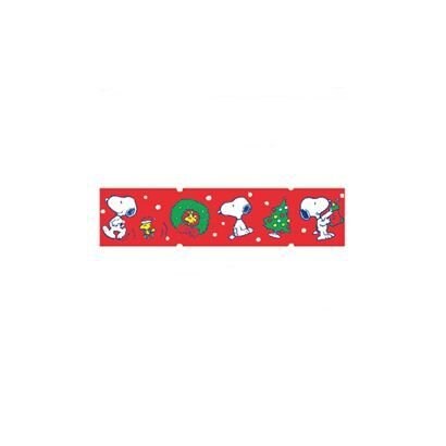 デコテープ_X'mas SNOOPY レッドリース P-11324