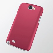 GALAXY NOTE II SC-02E シェルカバー ラバー レッド PD-SC02EPVRRD