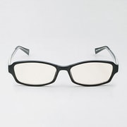 PC GLASSES ワイドスクエア ブラッククリア OG-FBLP04BK/CL