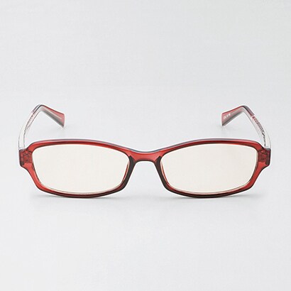 PC GLASSES ワイドスクエア レッド OG-FBLP04RE