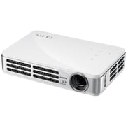QUMI LEDモバイルプロジェクター 500ルーメン WXGA Wi-Fi機能搭載 ホワイト Q5-WT