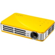 QUMI LEDモバイルプロジェクター 500ルーメン WXGA Wi-Fi機能搭載 イエロー Q5-YW