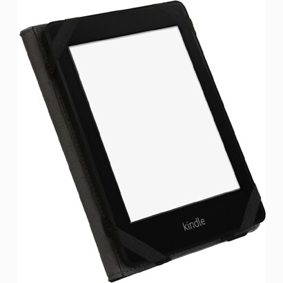 Kindle Paperwhite専用 レザーケース グレー BSTPKDT12LGY
