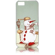 BI-IPVSNOWMAN/WH [Christmas Case for iPhone 5 スノーマンホワイト]