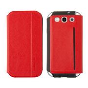 GALAXY S3用合皮ケース UNIQ-GS3COL-KRZRED