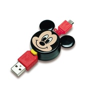 microUSB用充電通信ケーブルミッキー PG-DNYJU557MKY