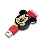 Dockコネクタ用充電通信ケーブルミッキー PG-DNYJU559MKY