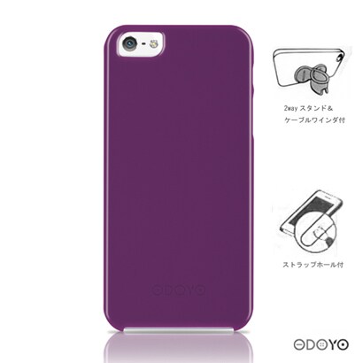 ODPH355PP [ヴィヴィッドプラス ビオニーパープル for iPhone 5]