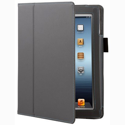 MacGizmo Classic Folio Stand Case Phantom Gray（グレー） 新しいiPad用 MG-CLSC-IPAD3-GY