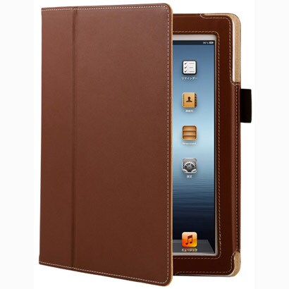 MacGizmo Classic Folio Stand Case Coffee Brown（ブラウン） 新しいiPad用 MG-CLSC-IPAD3-BR