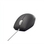 どっちもUSBコネクター 有線BlueLEDマウス ブラック BSMBU13DBK