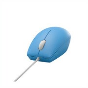 どっちもUSBコネクター 有線BlueLEDマウス ブルー BSMBU13DBL