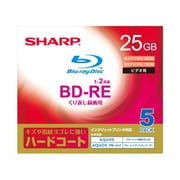 録画用BD-RE書換え型 1-2倍速 片面1層 25GB 5枚 インクジェットプリンタ対応 VR-25DE5