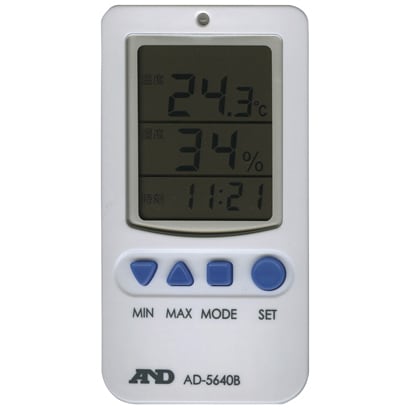 アラーム付き温湿度計 AD5640B