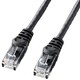 カテゴリ6UTP LANケーブル より線 3m ブラック LA-Y6-03BK