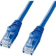 LANケーブル 10m CAT6 ブルー 爪折れ防止 PoE対応 より線 UTP ストレート結線 RJ45 LA-Y6-10BL