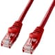 LANケーブル 0.5m CAT6 レッド 爪折れ防止 PoE対応 より線 UTP ストレート結線 RJ45 LA-Y6-005R