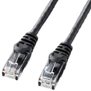 LANケーブル 10m CAT6 ブラック 爪折れ防止 PoE対応 より線 UTP ストレート結線 RJ45 LA-Y6-10BK