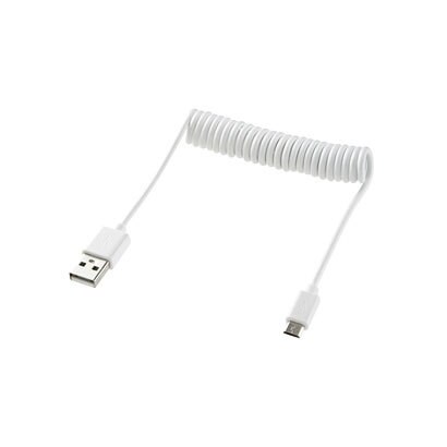 マイクロUSB ケーブル(MicroB) (カールコード) KU-CMCB15W