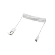 マイクロUSB ケーブル(MicroB) (カールコード) KU-CMCB15W