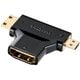 AD-HD11MMC [HDMI変換アダプタミニ&マイクロHDMI]