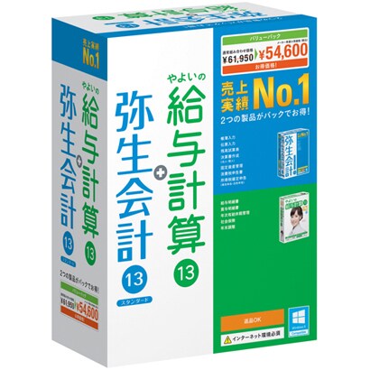 弥生会計 13 スタンダードバリューパック(+給与計算) [Windowsソフト]