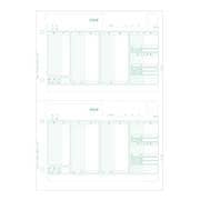 専用用紙 336001G 給与明細書(グリーン)