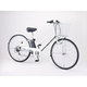 電動アシスト自転車 タスカルシティ 26型 外装6段変速 ホワイト TASKAL-C26WH