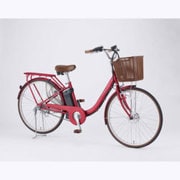 電動アシスト自転車 タスカルレディ 26型 内装3段変速 レッド TASKAL-M-RD