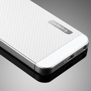 スキンガードiPhone5 カーボンWH [背面保護フィルム付き]