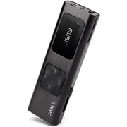FLAC対応スライド式USBコネクター内蔵コンパクトプレーヤー iriver T9 8GB リッチブラック T9-8GB-BLK