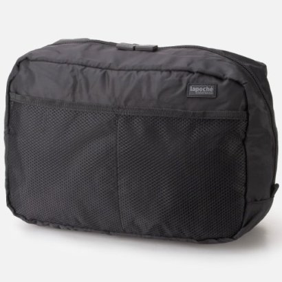 79-1406-BK [La poche（ラ ポッシュ） toiletry organiser L（トイレタリーオーガナイザー L） ブラック]