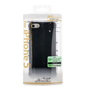 PG-IP5CA01BK [iPhone 5用本革ケース ブラック ICカードホルダー付]