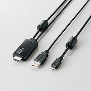 MPA-MHDUAR10BK [リモコン操作対応MHL変換ケーブル 1.0m USB搭載テレビ給電モデル]