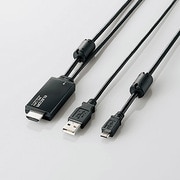 MPA-MHDUAR15BK [リモコン操作対応MHL変換ケーブル 1.5m USB搭載テレビ給電モデル]