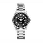 アレス シルバー ブラックダイヤル PVD 730856 41 55 70