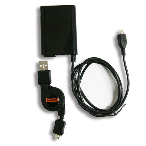 AC+MicroUSBリールケーブル黒 BM-ACWMICRO BK