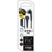 インナーイヤーヘッドホン CLEF-Fit2 スマホ対応モデル ブラック TH-ECAS180BK