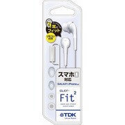インナーイヤーヘッドホン CLEF-Fit2 スマホ対応モデル ホワイト TH-ECAS180WH
