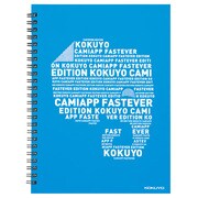 限定 ツインリングノート CamiApp FastEver Edition(キャミアップ ファストエバー エディション) A5 ブルー ス-TCAEN91B-B