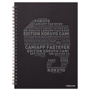 限定 ツインリングノート CamiApp FastEver Edition(キャミアップ ファストエバー エディション) A5 ブラック ス-TCAEN91B-D